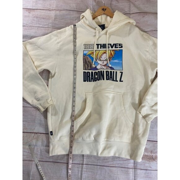 100 Theives Men's Dragon Ball Z Gohan Hoodie Bone Collar - Large - Picture 7 of 13